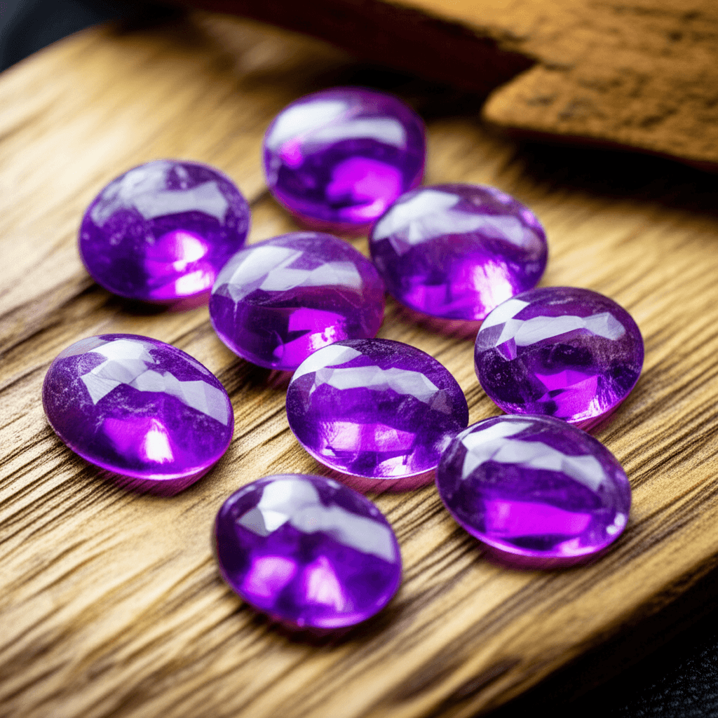 Amethyst Cabochons — Lot A