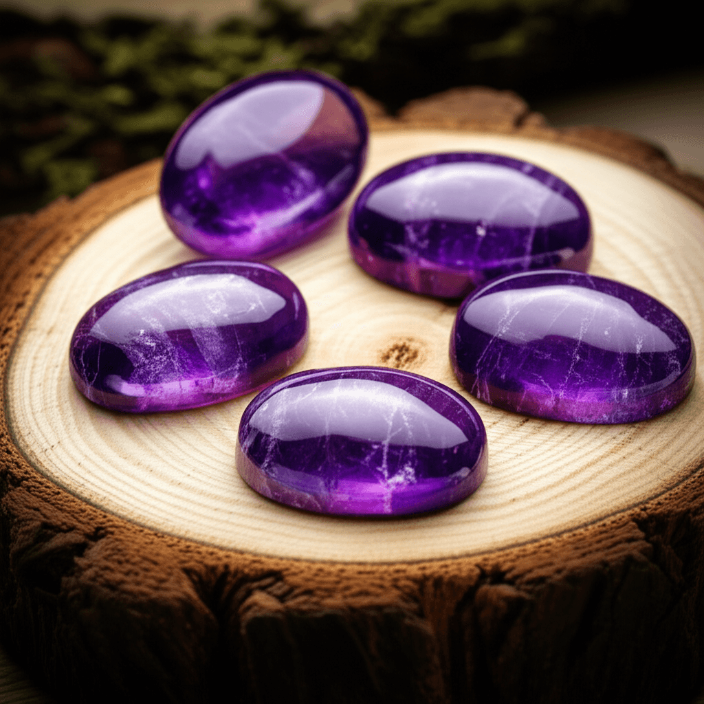 Amethyst Cabochons — Lot B