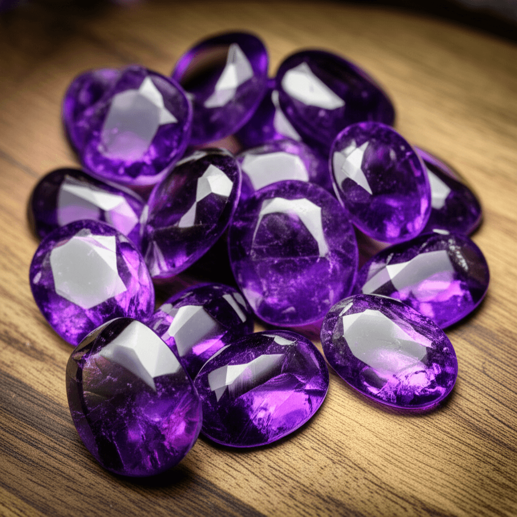 Amethyst Cabochons — Lot C (Premium Bulk)